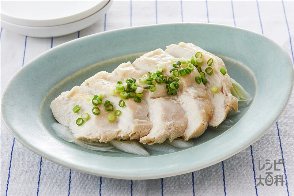 鶏むね肉のしっとり蒸し鶏