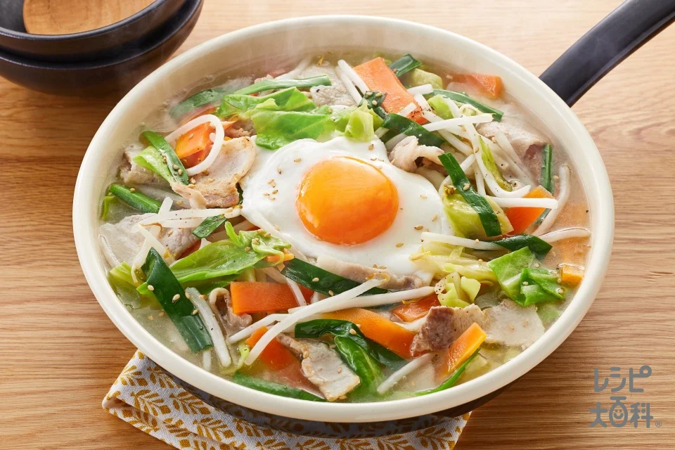 豚バラキャベツの炒め鍋