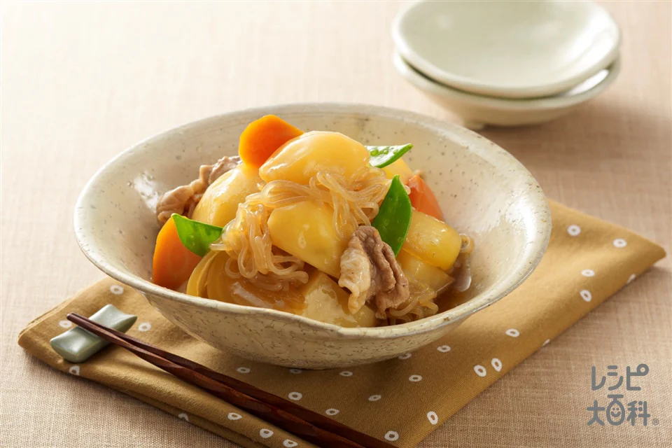 炒めない肉じゃが