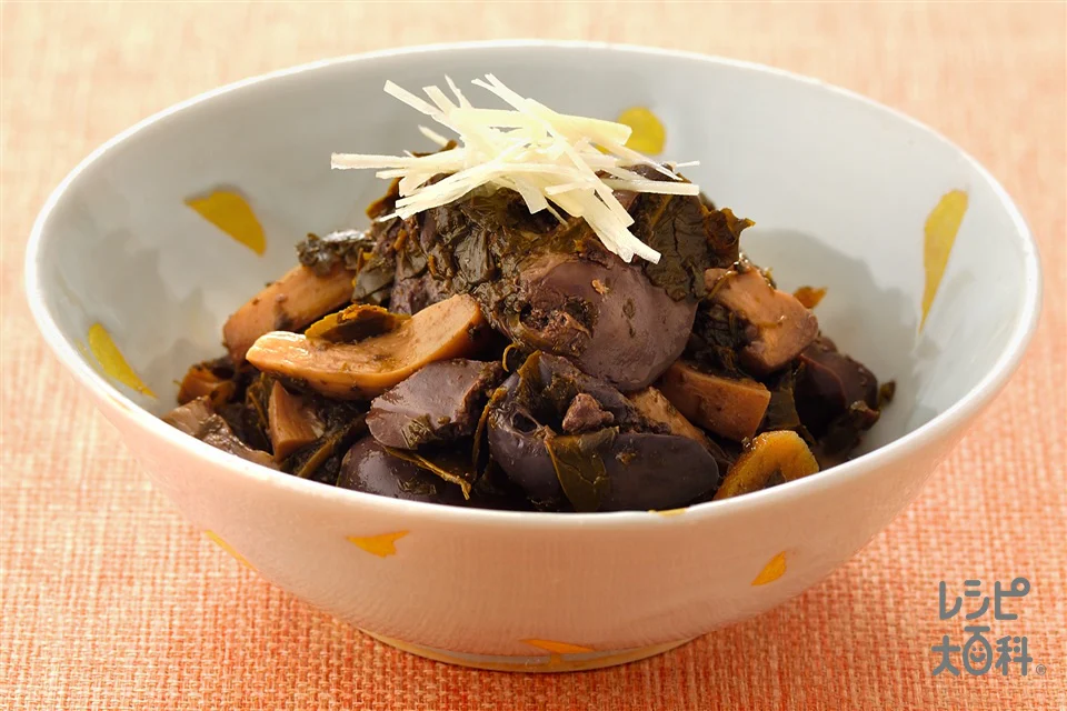 鶏レバーと緑茶のつくだ煮