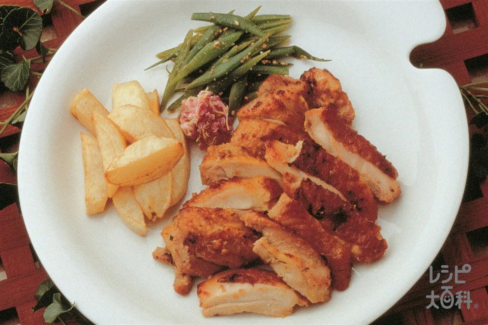 チキンのごまみそ漬け焼き