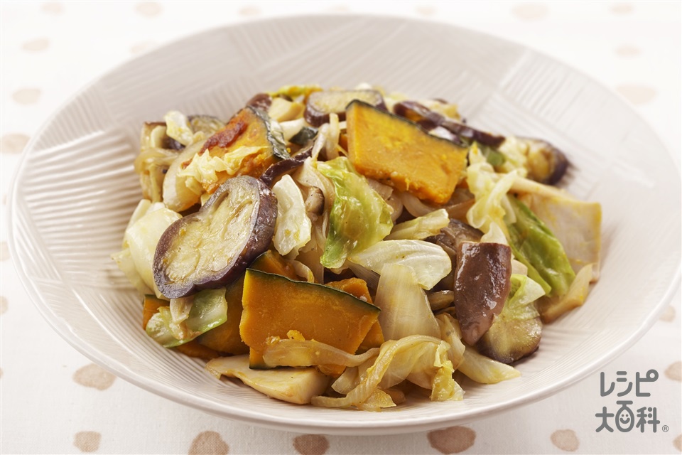 野菜の炒め焼き
