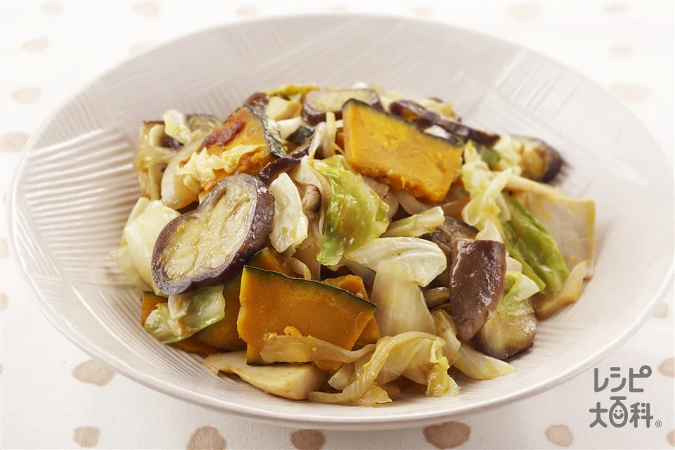 野菜の炒め焼き