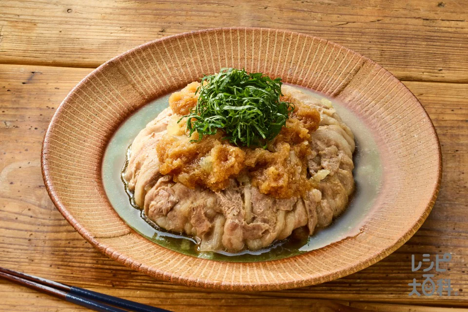 豚きのこドームの“だしおろし”ぶっかけ