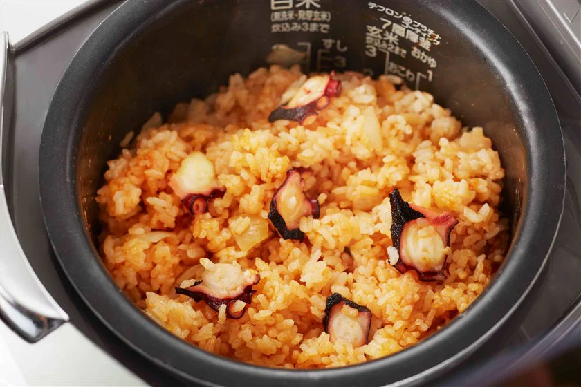 炊き込みたこキムチご飯のつくり方_4_3