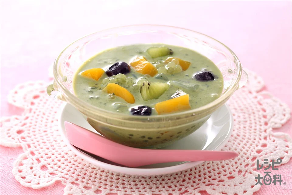 抹茶タピオカミルク