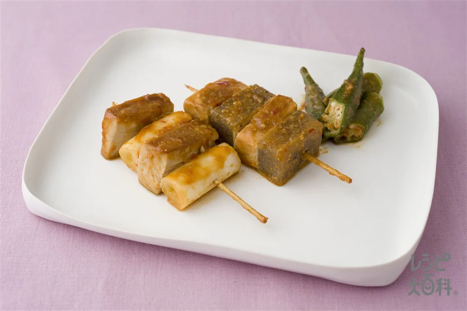 まぐろのピリ辛みそ焼き