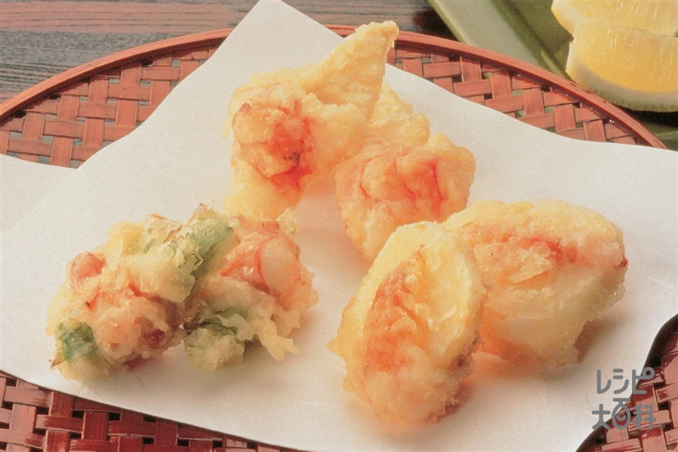えびと野菜のひと口かき揚げ
