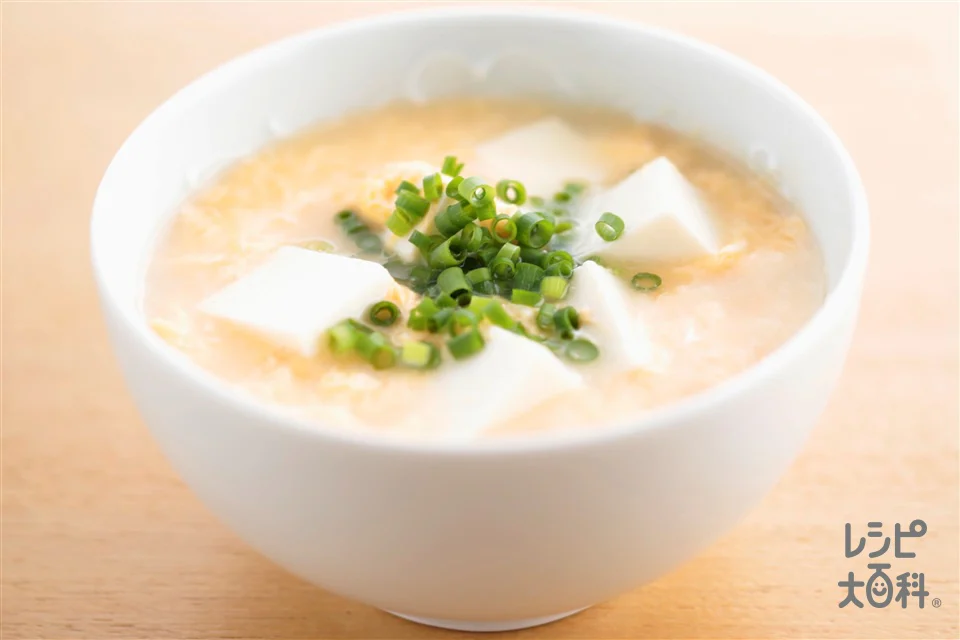 秒速 ふわとろ玉子の香味スープ
