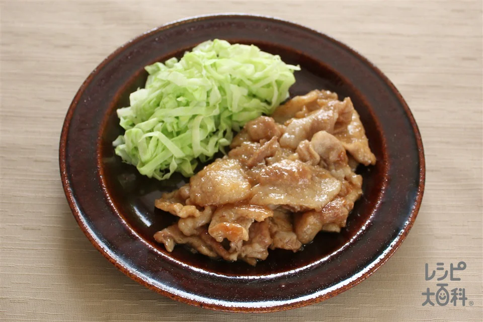 豚肉のしょうが焼き(とろみつき)