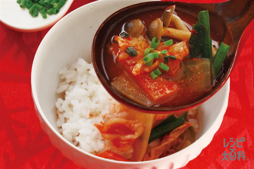 シメのクッパ ご飯にかけてクッパ風