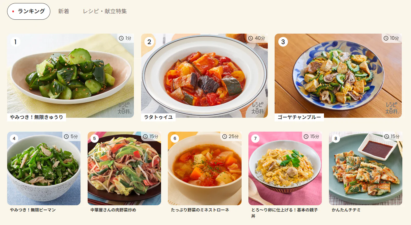レシピ一覧画像