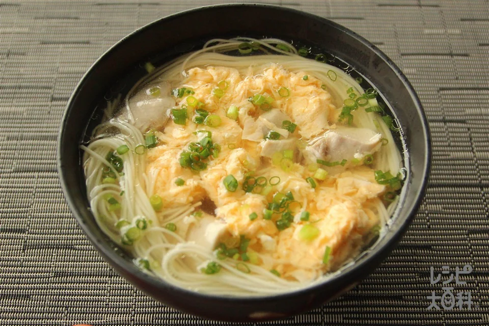 ふわふわ親子にゅうめん