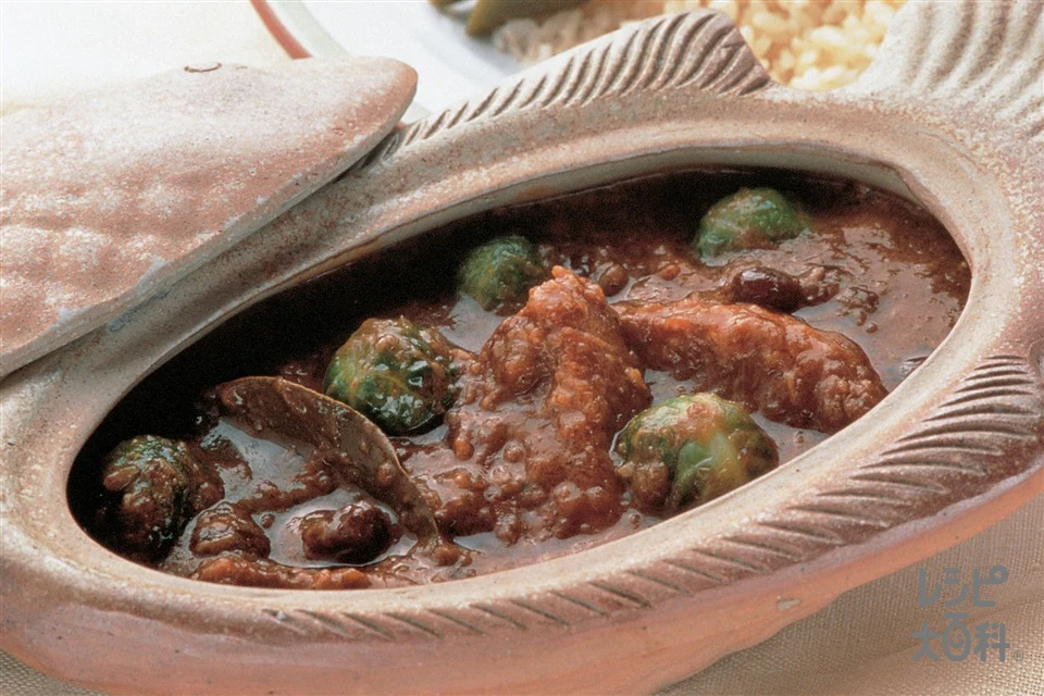 芽キャベツとスペアリブのカレー