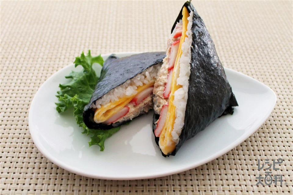 おにぎらず　ツナ卵