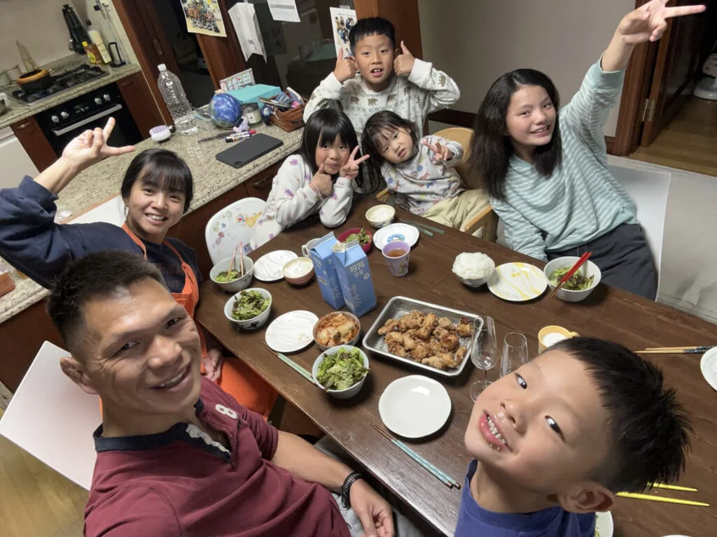 家族で会話しながら食べる時間が、何よりも大事