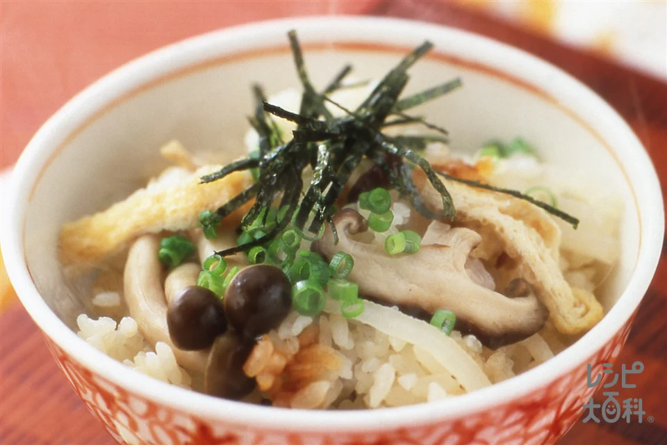 きのこと大根の炊き込みご飯