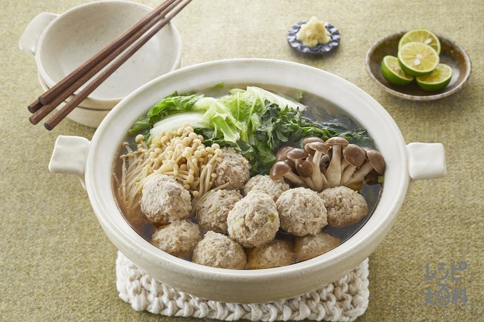 鶏だんご鍋