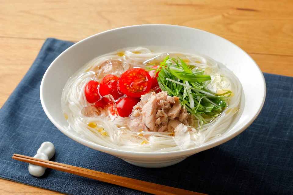 さっぱり!丸鶏そうめん