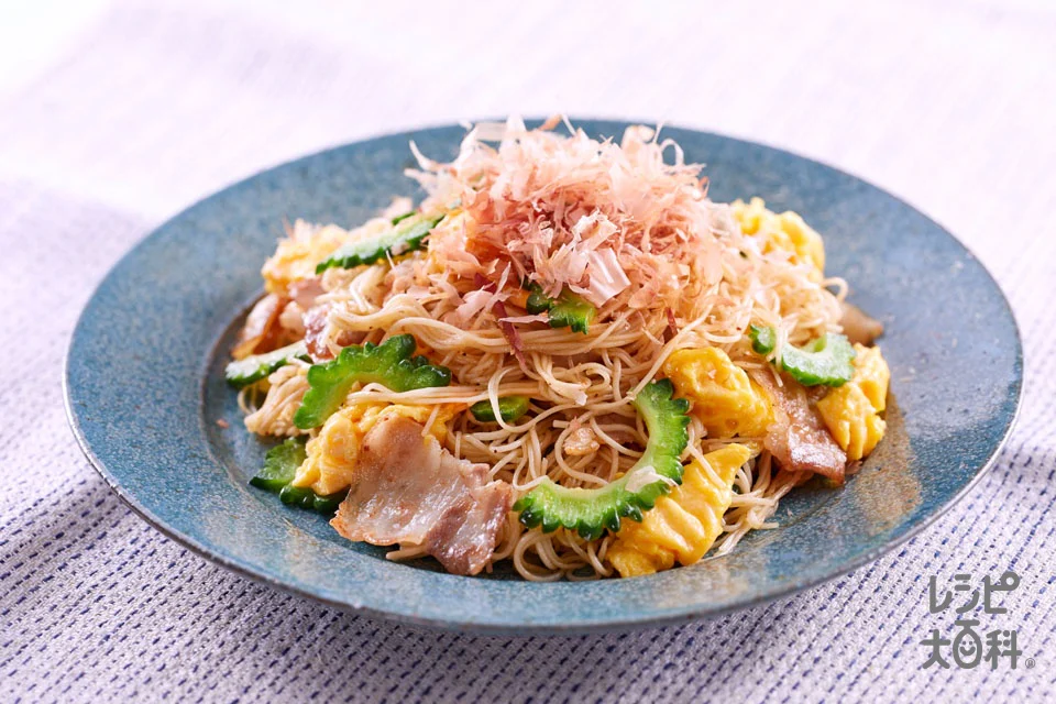 簡単そうめんチャンプルー