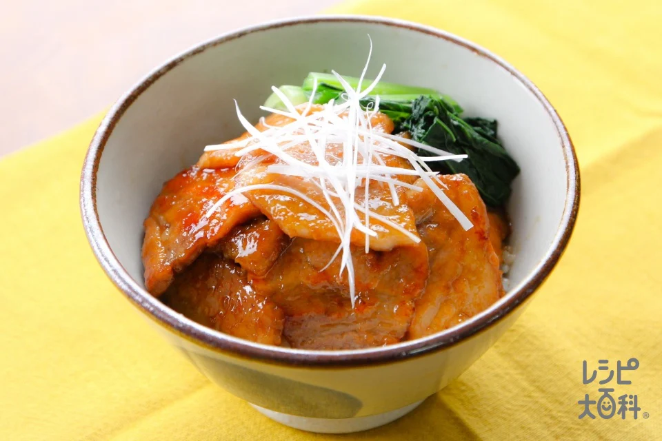 角煮風豚丼 