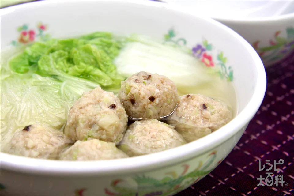 肉だんごと春雨のスープ