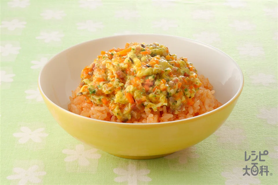 炒り卵のっけご飯