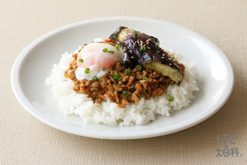 レンジで簡単!和風キーマカレー