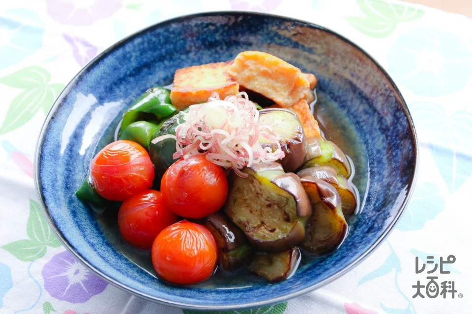 夏野菜のさっぱり煮びたし