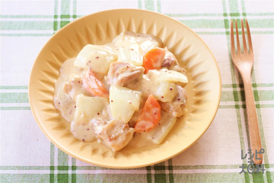 鶏と白菜のマスタードクリーム煮