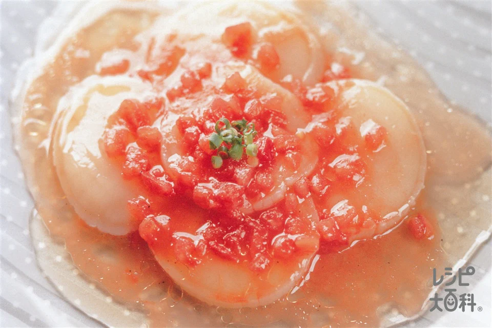 貝柱のトマトドレッシング