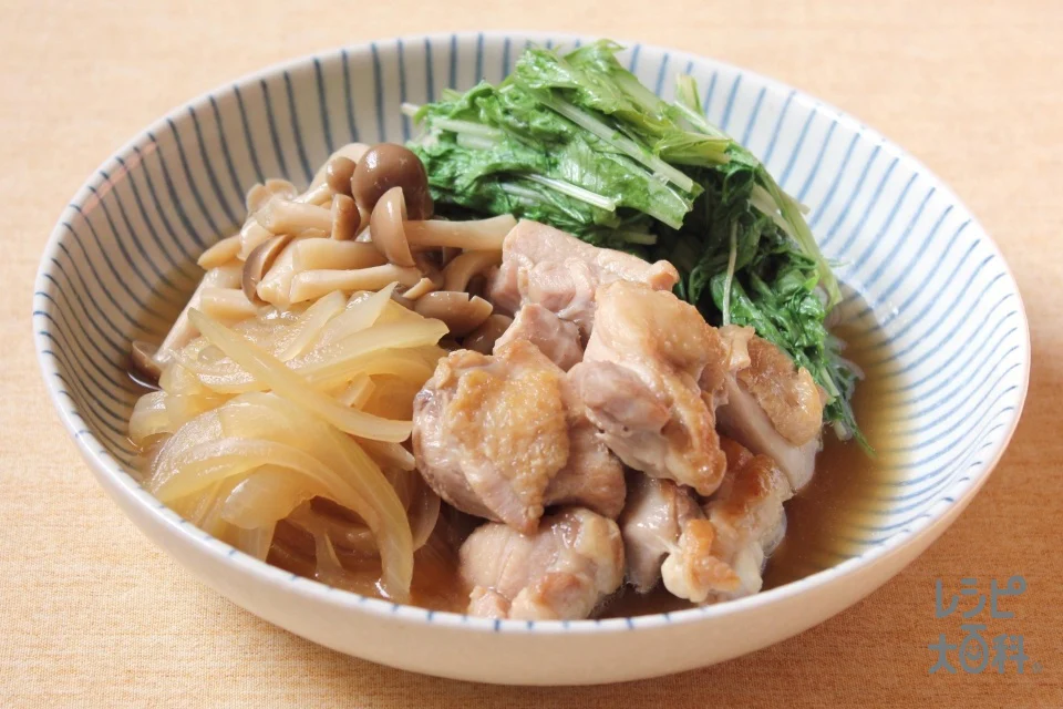 フライパンで!鶏肉のすき煮風