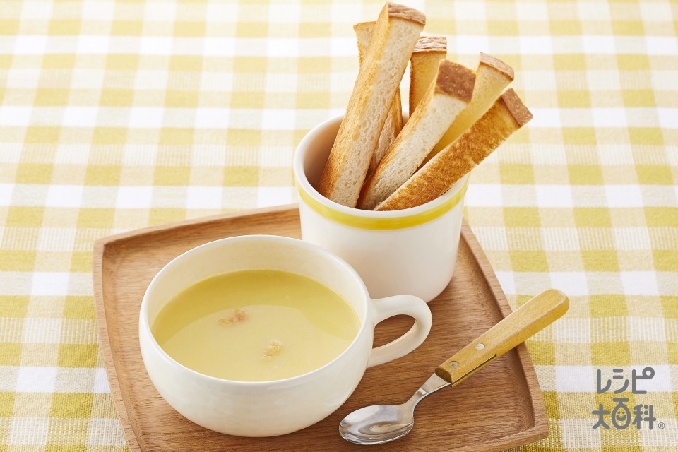 トースト × コーン dip スープの作り方 | レシピ |【味の素パーク】