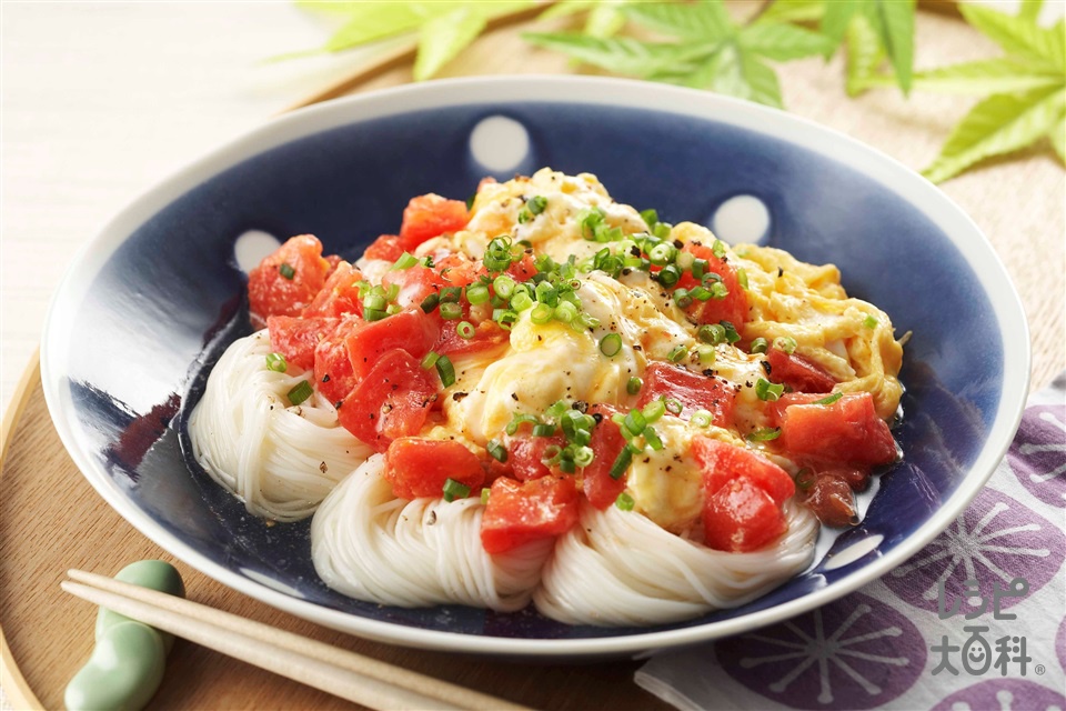 洋風そうめん スクランブルエッグのせの作り方 | レシピ |【味の素パーク】