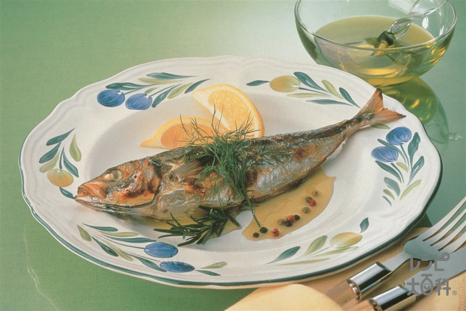 イタリア風あじの香草焼き