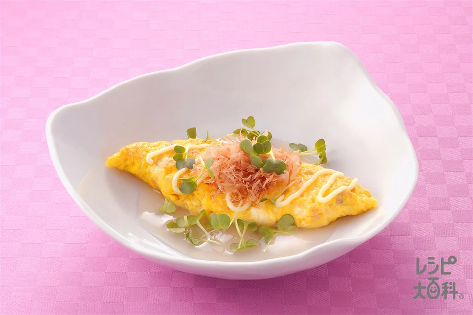 ツナのオムレツ だしあんかけ