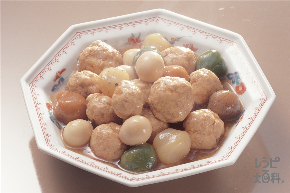 肉だんごの甘辛煮