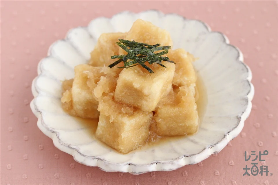 揚げ高野豆腐のおろしあえ