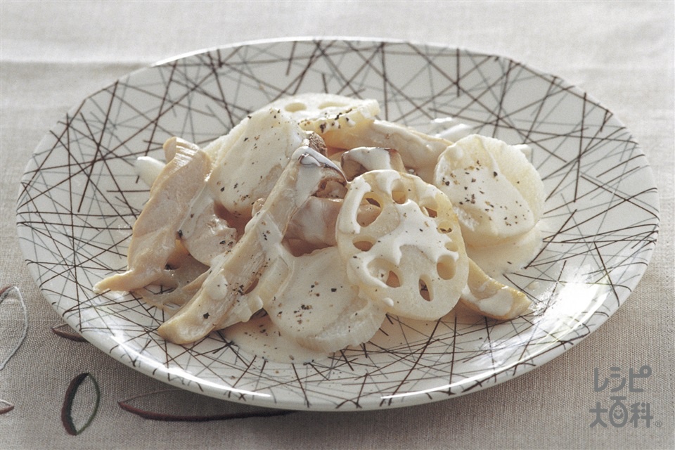 鶏肉と秋野菜のグリル＜黒酢ドレッシング＞