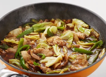 豚肉とキャベツの炒めカレーのつくり方_3_4