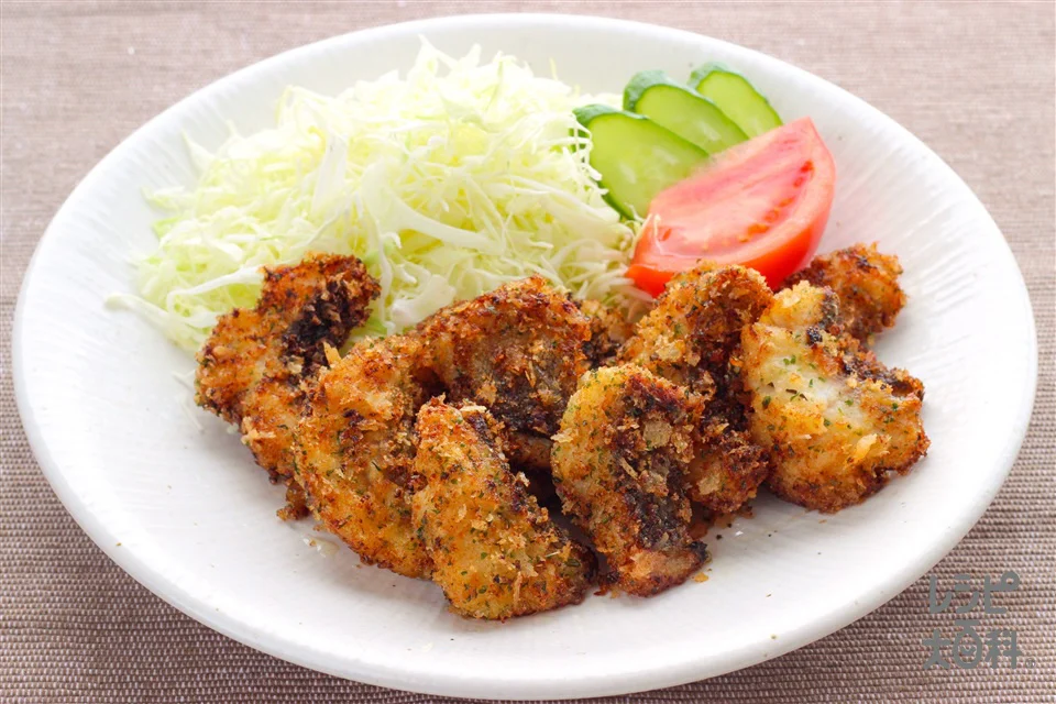 ホッケのコンソメパン粉焼き