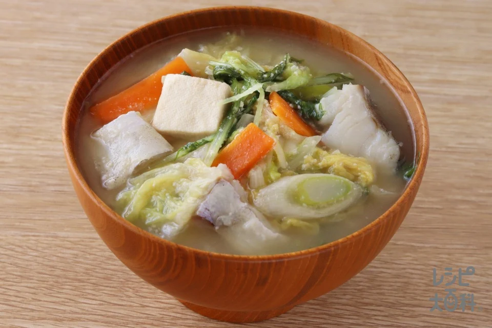 ゴマ豆乳どんがら汁