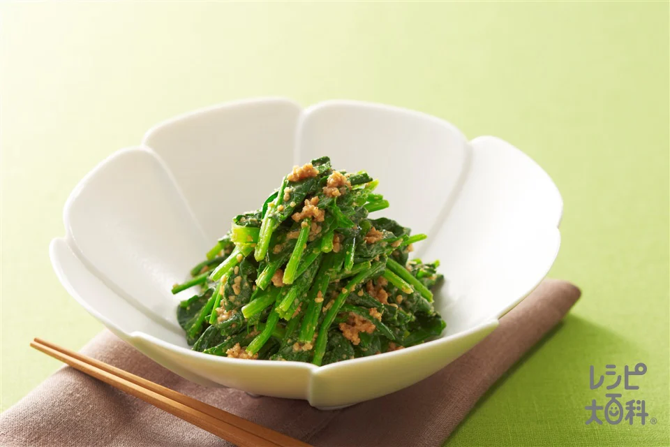 カロリーカットほうれん草のごまあえ