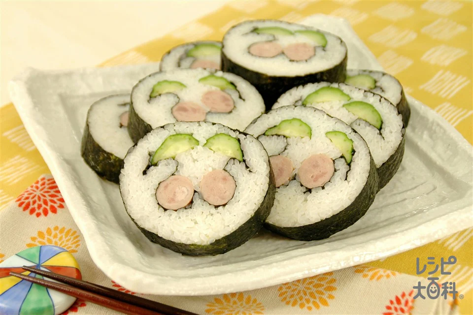 変り巻きずし（さくらんぼ）