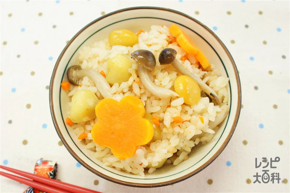秋の炊き込みご飯