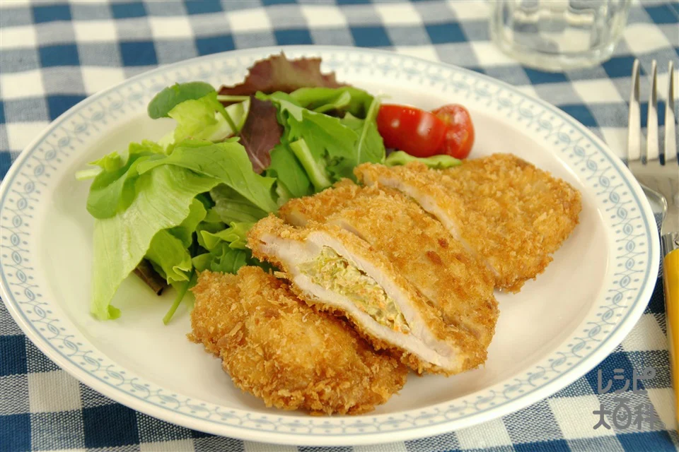 豚肉のサラダサンド揚げ