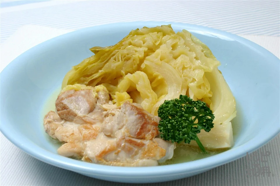 チキンとキャベツのレモン煮込み