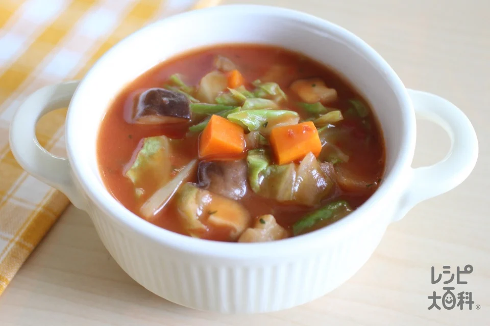 カンタン!ごろごろ野菜のミネストローネ