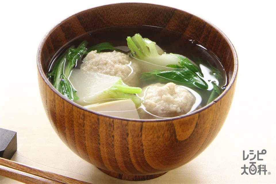 あごだしつくね汁