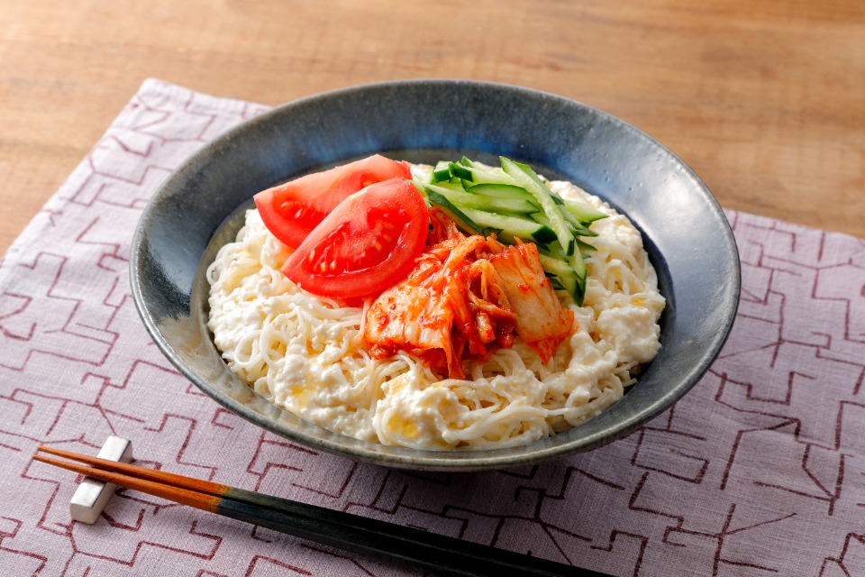 鶏だし濃厚豆腐そうめん